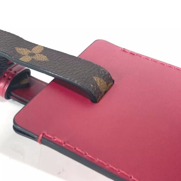 LOUIS VUITTON Monogram Name tag Not for sale charm MonogramCanvas Brown Unused - Picture 7 of 14